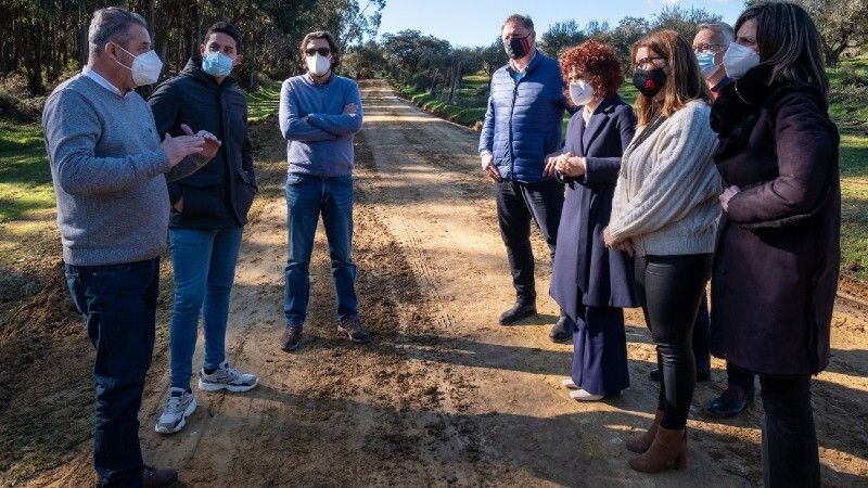 La Diputación invierte 470.000 euros en dos caminos provinciales situados entre Paterna, Villalba y La Palma