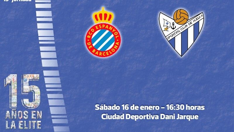 El Espanyol-Sporting Huelva aplazado por la borrasca se disputará este sábado