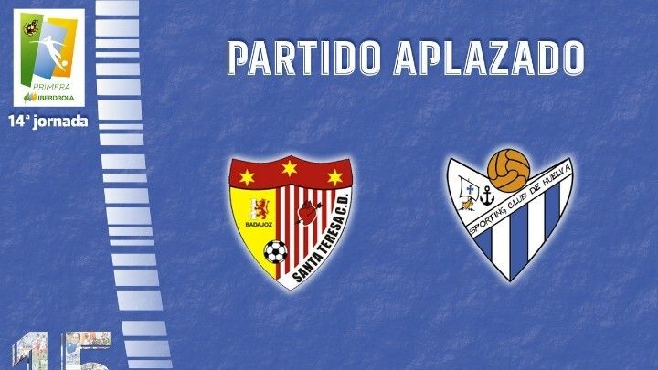 Aplazado de manera oficial el Santa Teresa-Sporting Huelva
