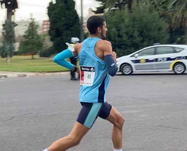 Zakaria Boufaljat, tercer mejor español en el 10K de Valencia