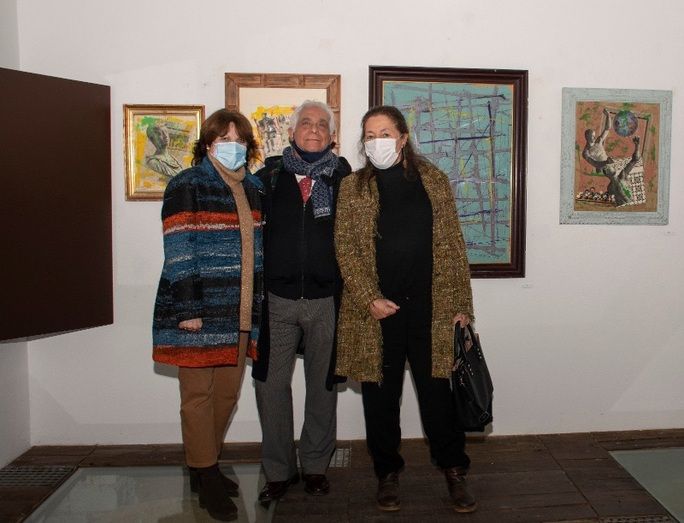El polifacético artista Miguel Caiceo expone en la Casa Grande de Ayamonte