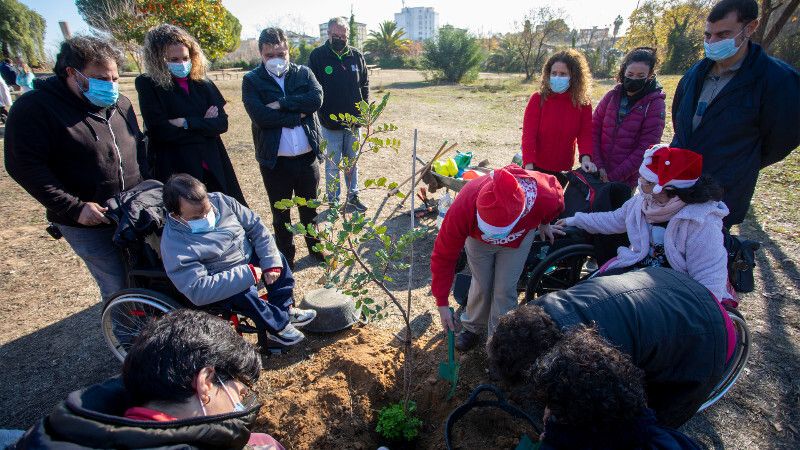 El Parque Moret acoge la celebración de talleres para la integración de personas con discapacidad
