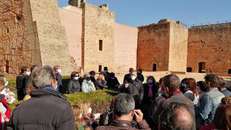 Más de 5.000 personas visitan el conjunto histórico de Niebla en el último mes