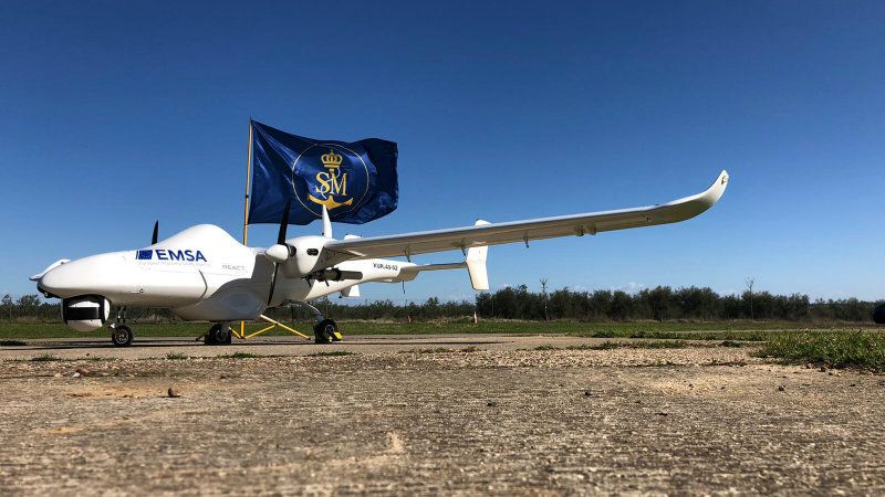 Salvamento Marítimo realiza por primera vez vuelos con drones