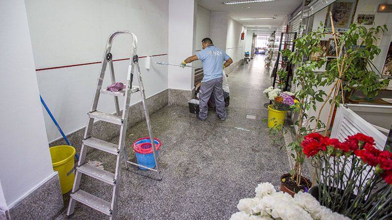 Nueva imagen del ‘Mercado de La Merced’ mientras se prepara la licitación de los puestos vacíos