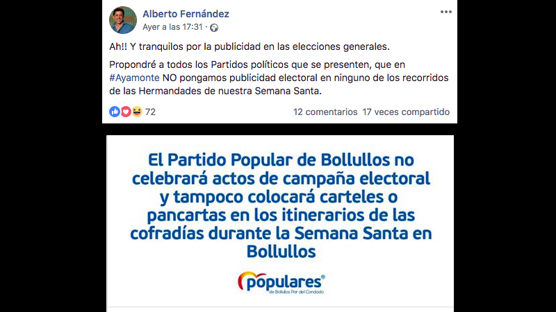 El runrún: ¿Carteles electorales en Carrera Oficial?