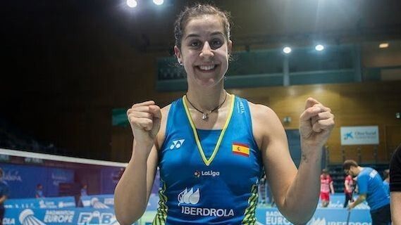 Carolina Marín y Pablo Abián encabezan la lista española para el Campeonato de Europa de Kiev