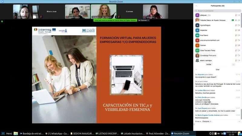 Diputación inicia un curso online de capacitación en TIC y visibilidad femenina empresarial