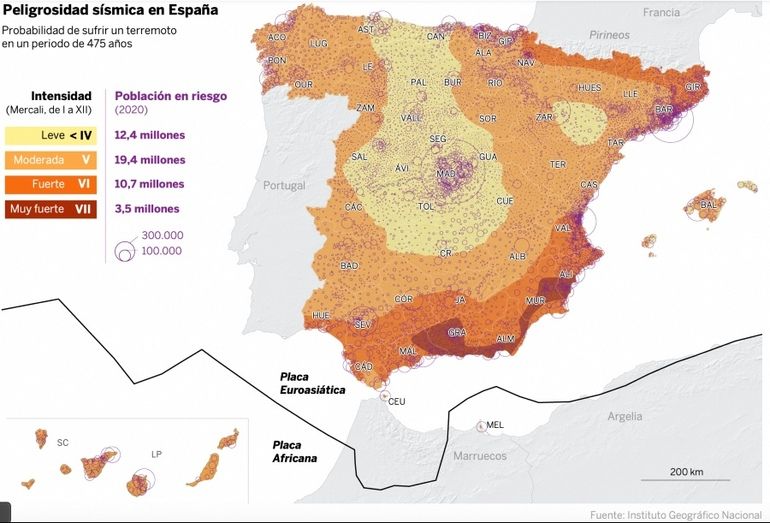 El runrún: Huelva, en fuerte riesgo sísmico