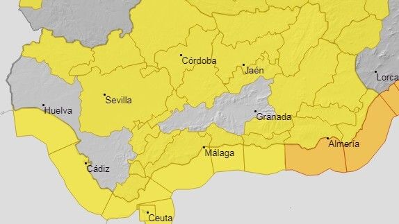 Huelva, en aviso amarillo por viento y por fenómenos costeros
