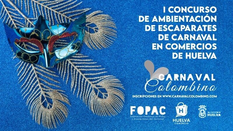 El Carnaval Colombino lanza un concurso de escaparates en comercios