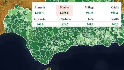 Tres municipios mantienen disparada su tasa por encima de 3.000