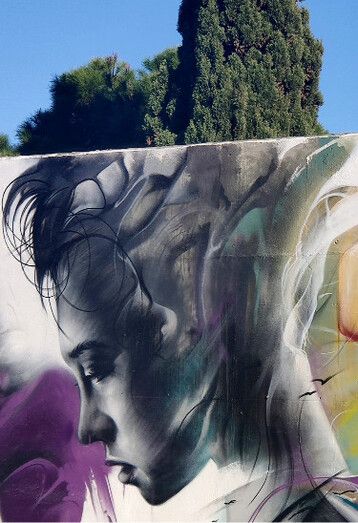 El Pabellón Hernández Albarracín luce un nuevo mural 'por la igualdad en el deporte'