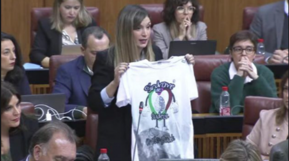 María Márquez (PSOE) eleva al Parlamento la necesidad de visibilizar y destinar recursos a la investigación del síndrome de Sudeck