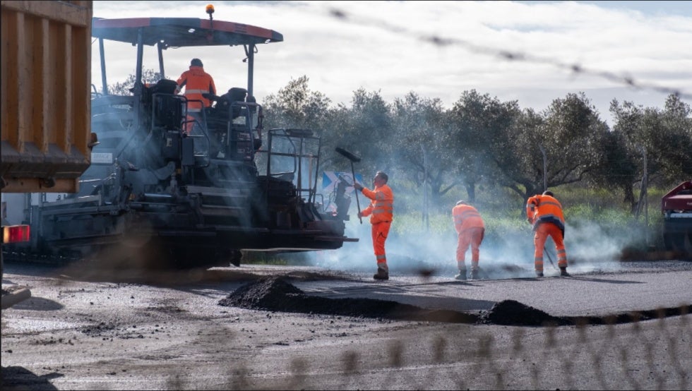 La carretera HU-3401 de Tariquejos permanecerá cortada al tráfico por obras hasta el 15 de febrero