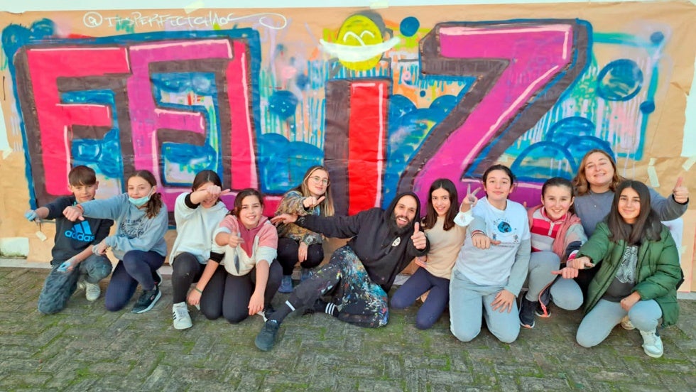 Un taller de grafiti ayudará a cientos de niños a gestionar sus emociones y habilidades sociales