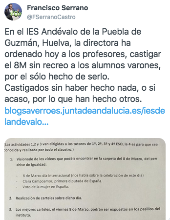 La polémica del ‘sin recreo’