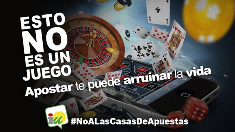 IU propone eliminar la publicidad en espacios públicos de juegos 'on-line' para prevenir la ludopatía