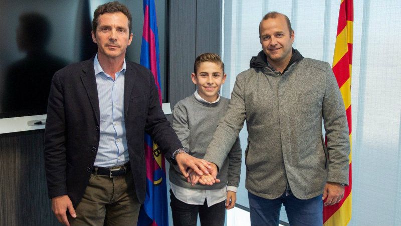 El campillero Fermín López renueva su contrato con el Barça hasta el año 2022