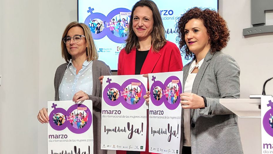 Diputación, Ayuntamiento y Universidad celebrarán el 8M bajo un mismo lema: '¡Igualdad ya!'