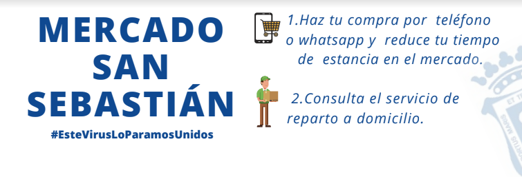 Los mercados municipales del Carmen y de San Sebastián ofrecen compras por teléfono y whatsapp