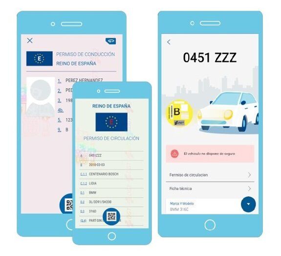La DGT lanza una aplicación gratuita para llevar el permiso de conducir y otros documentos en el móvil