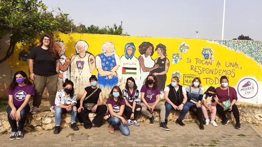 El claro mensaje del mural feminista del Parque Moret tras su restauración