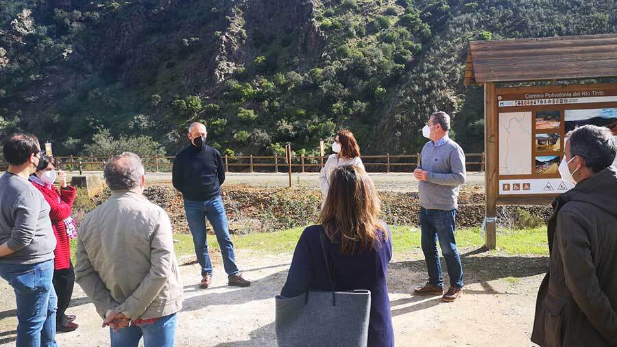 La Diputación de Huelva invierte 30.000 euros en la mejora del Camino Natural del Río Tinto