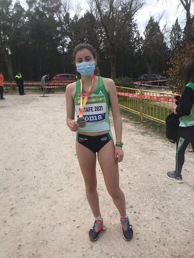 Brillo de plata de María Forero en el Nacional de Cross