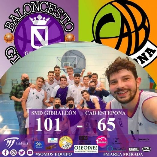 El SMD Gibraleón toca la cima con un partidazo ante Estepona (101-65)