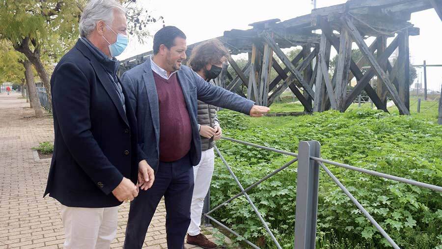 El PP exige la rehabilitación del Muelle de la Río Tinto debido a su estado de 'suciedad y deterioro'