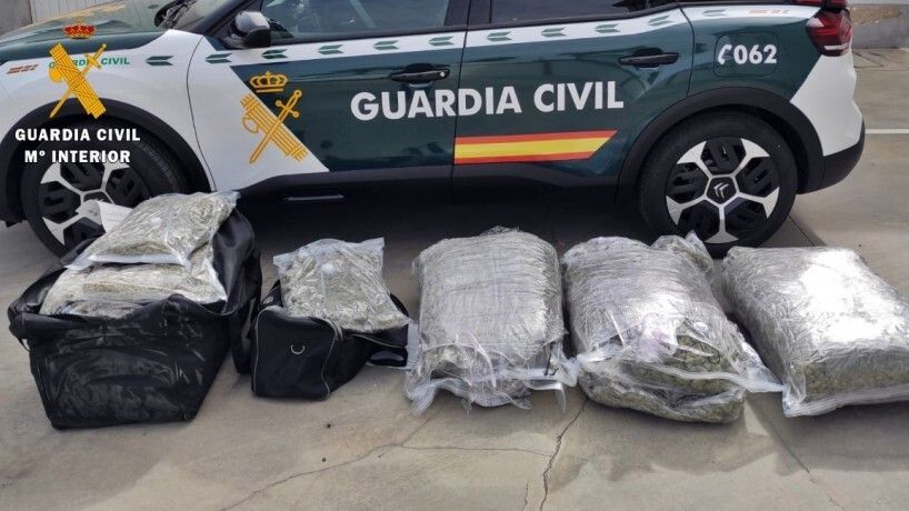 Detienen en Mérida a un onubense por transportar marihuana en su vehículo