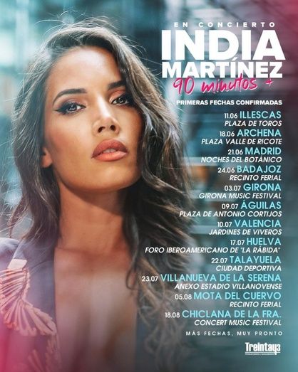 India Martínez actuará este verano en el Foro Iberoamericano de La Rábida