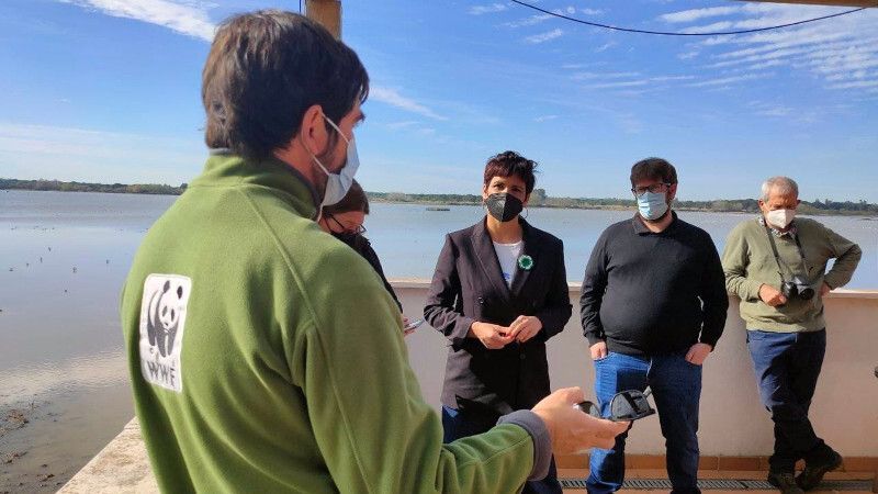 Teresa Rodríguez viaja a Bruselas para una reunión europea sobre los regadíos en Doñana