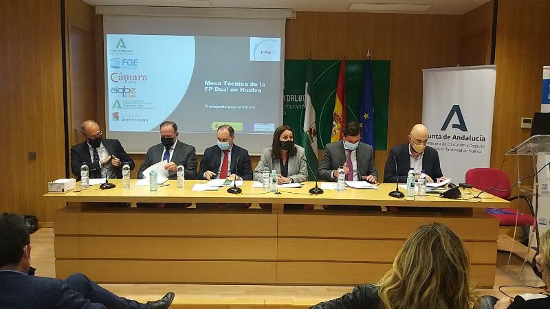 Junta pone en valor la Formación Profesional en las I Jornadas de la Mesa Técnica de Huelva