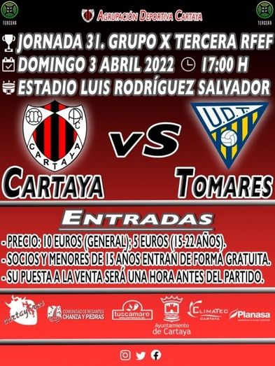 El Cartaya le da dos entradas gratis a cada socio para su final por la salvación ante el Tomares