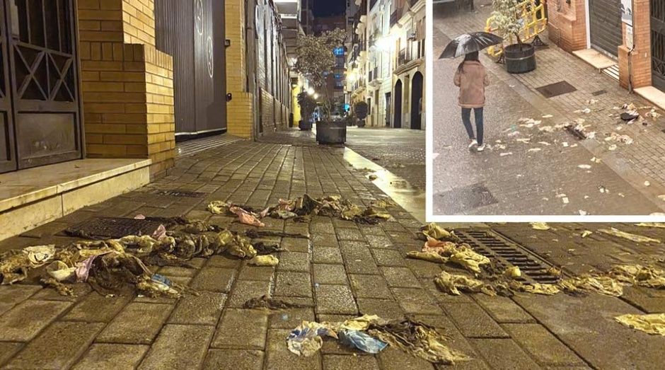 El runrún: Las 'pintadas y grafitis' de VOX Huelva