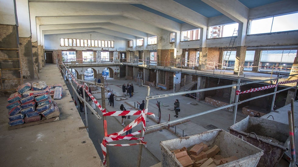 Así avanzan las obras del Mercado de San Sebastián