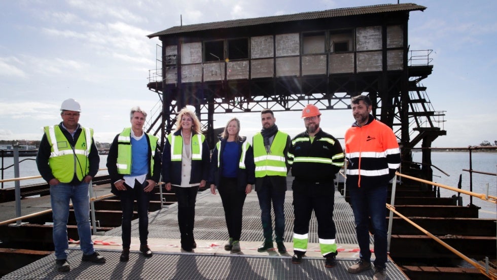 El Puerto de Huelva desarrolla a buen ritmo las obras de restauración del Muelle de Tharsis
