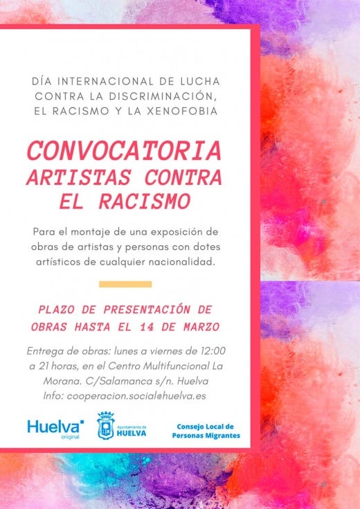 El Ayuntamiento de Huelva pide aportaciones para organizar una exposición contra el racismo