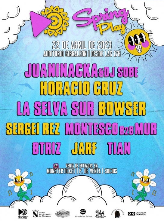 El Festival Spring Play de Gibraleón desvela su cartel al completo