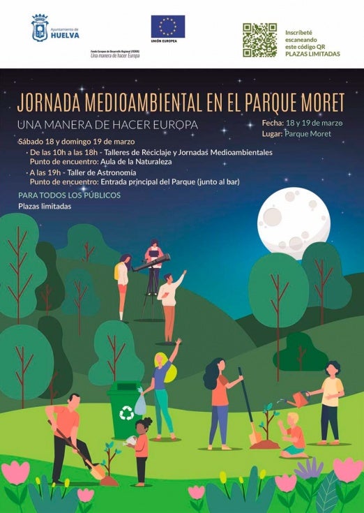 El Ayuntamiento organiza unas Jornadas Medioambientales con talleres en el Parque Moret