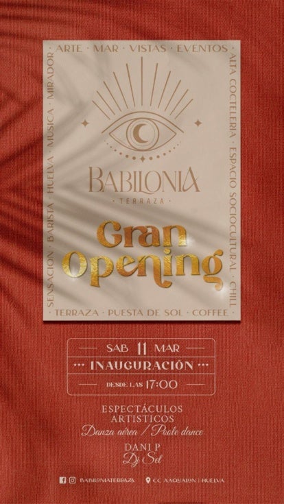 El nuevo local en la terraza de Aqualon abre sus puertas este sábado por todo lo alto