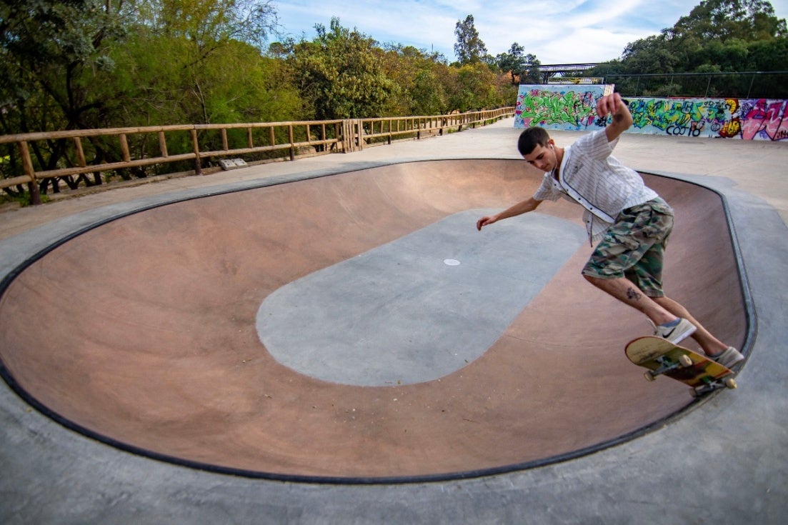 Skate en el Parque Moret: El primer bowl de Huelva ya es una realidad