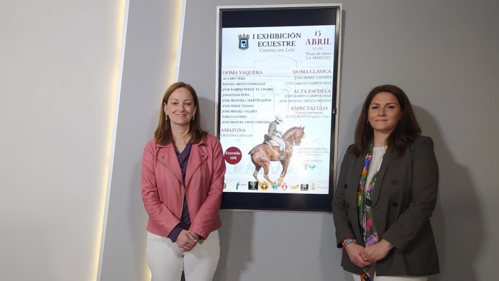 La exhibición ecuestre solidaria 'Camina con Lola', en la Plaza de Toros