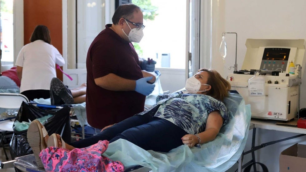 Llega a la Casa Colón la primera macrocolecta de sangre de este año