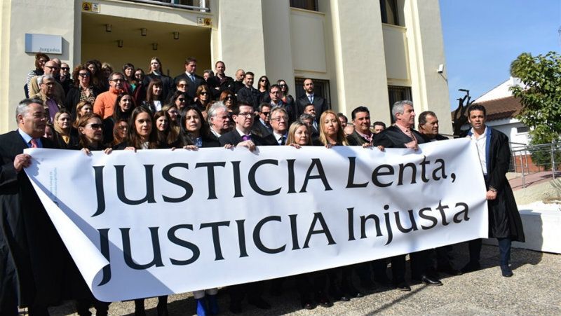 Nuevas concentraciones para pedir más recursos en los Juzgados de Ayamonte