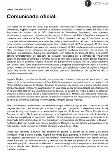 Krypteia: “No tenemos intención de quedarnos con la Ciudad Deportiva”