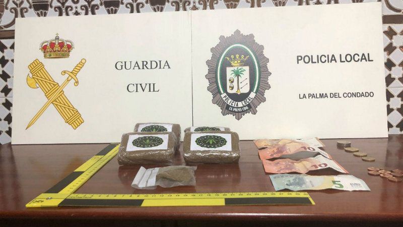 Sorprenden a un varón en plena calle vendiendo hachís en La Palma