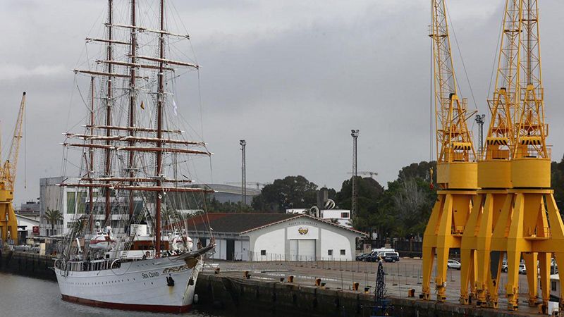 El Sea Cloud, por primera vez en Huelva